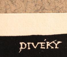 cca 1930 Divéky József (1887-1951): Ludas Matyi illusztrációk. Fametszet, papír, kartonra kasírozva,...