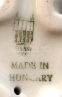 Zsolnay nyuszi, kézzel festett, hibátlan, jelzett / Zsolnay chinaware figure 7 cm