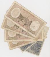 Olaszország 1962. 10.000L (4x) + 1969. 1000L (2x) T:III
Italy 1962. 10.000 Lire (4x) + 1969. 1000 Li...