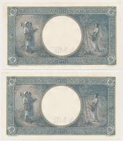 Románia 1943. 1000L (2x) sorszámkövetők T:I,I-
Romania 1943. 1000 Lei (2x) sequential series C:UNC,A...
