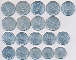 1962. 5f + 1964. 5f (2x) + 1971-1989. 10f (7xklf) + 1981-1989. 20f (9xklf) T:1-,2,2-
