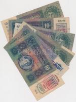 1915. 10K (7x) mind szerb felülbélyegzéssel T:III,III-