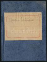 1921 Cselédkönyv, benne a cselédekre és cselédtartókra vonatkozó szabályrendeletekkel