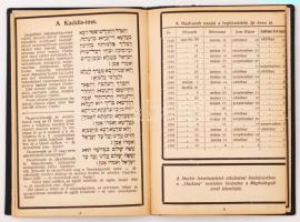 cca 1942 "Emlékezésem, gyászom", elhunyt emlékének szent könyvecske, naptárral, benne a ha...