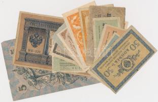 Orosz Birodalom / Szocialista Szövetségi Szovjet Köztársaság 20db-os bankjegy tétel T:vegyes Russian Empire / Russian Socialist Federated Soviet Republic 20pcs of banknotes C:mixed