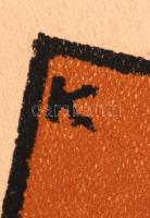 Kós Károly (1883-1977): Marosvásárhely, cca 1930. Színezett linómetszet, jelzett a dúcon, papír kart...