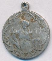 ~1914. "Magyar Királyi 10. Honvéd Tábori Tüzérosztály" Al kegyérem (19mm) T:3