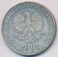 Lengyelország 1975. 200Zl Ag "A fasizmus felett aratott győzelem 30. évfordulója" T:2 Poland 1975. 200 Zlotych Ag "30th Anniversary - Victory Over Fascism" C:XF