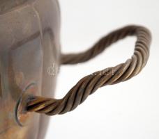 Dekoratív réz pezsgősvödör, d: 24 cm