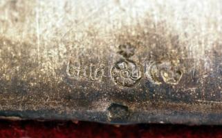 1906 "Zum Andenken an Deinen 15. Geburtstag von Deinen treuen Hilde Prag" ezüst(Ag) lappal...