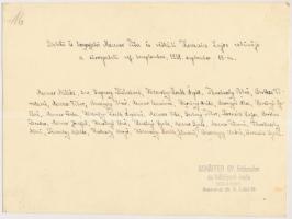 1938 Deteki és tengerfalvi Menczer Zita és rétháti Kovacsics Lajos esküvője Schäffer fotó, hátoldalt...