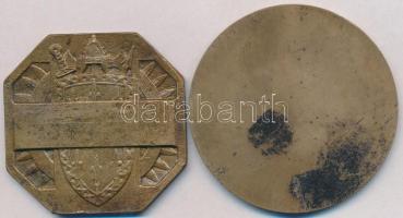 Franciaország DN "Szent György" Br érem. Szign.: Édouard-Pierre Blin (52mm) + DN "Sze...