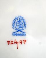 Herendi Apponyi mintás teás csésze + alj, kézzel festett, jelzett, hibátlan