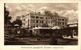 Balatonfüred-gyógyfürdő, Erzsébet szanatórium