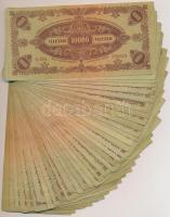 1945. 10.000P (40x) mind "MNB" bélyeggel T:vegyes