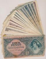 30db-os vegyes magyar pengő bankjegy tétel T:vegyes