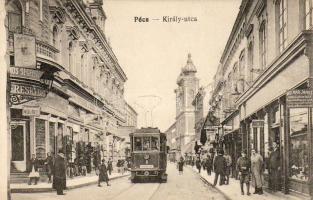 Pécs mit Starßenbahn