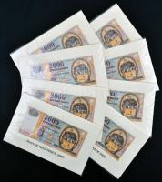 2000. 2000Ft "Millennium" (8x) sorszámkövetők! T:I Mind eredeti bontatlan díszcsomagolásba...