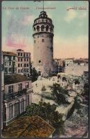 1915 Madame Jean Wielatz, a konstantinápolyi telefonközpont vezetőnőjének üdvözlőlapja Türk Vilmos K...