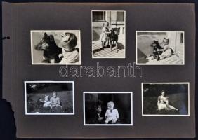 cca 1938 6 db fotó a felvidéki bevonulás idejéről albumlapokon 6x9 cm