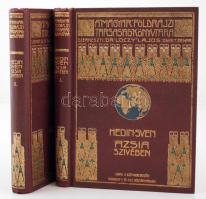 Magyar Földrajzi Társaság könyvtára: Hedin, Sven Ázsia szívében I.-II. kötetek. Első kiadás! Tízezer kilométernyi úttalan utazás. Átdolg. Thirring Gusztáv. Bp., én. Lampel Kiadói, aranyozott (Leszik) vászonkötésben. Szép állapotban!