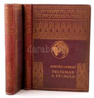 Magyar Földrajzi Társaság Könyvtára: Kertész Róbert - Feltámad a Félhold (Az ébredő Iszlám nemzetei) I-II. kötet, aranyozott kiadói egészvászon kötésben, Lampel és Wodianer, Bp.