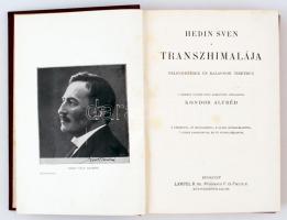Magyar Földrajzi Társaság Könyvtára: Sven Hedin: Transzhimalája. Bp., Lampel. Első kiadás! Kiadói eg...