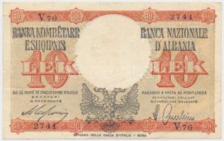 Albánia / Olasz megszállás 1940. 10L T:restaurált Albania / Italian occupation 1940. 10 Lek C:restored
