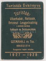 Turisták Évkönyve 1927-1928. Kiadói aranyozott egészvászon kötésben, sok illusztrációval. Első lap h...