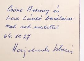 Hajduska István: Ebben a pillanatban. Bp., 1964. Helikon. Dedikált!