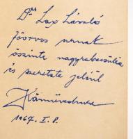 Kőműves Imre: Az ember fiai - A nürnbergi per itéleteinek 20. évfordulójára Bp., 1967. Helikon. Dedi...