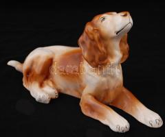 Golden retriever, kézzel festett, jelzés nélkül, hibátlan, m:16 cm, h:33 cm