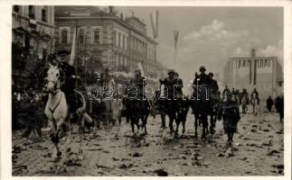 1938 Kassa, Bevonulás, Horthy Miklós / entry of the Hungarian troops  vissza So. Stpl (fl)