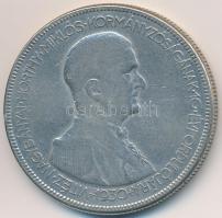 1930. 5P Ag "Horthy jobbra" T:3 Adamo P8