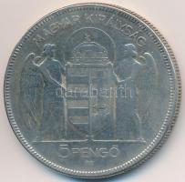 1930. 5P Ag "Horthy jobbra" T:3
Adamo P8