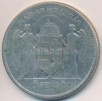 1930. 5P Ag "Horthy jobbra" T:3
Adamo P8
