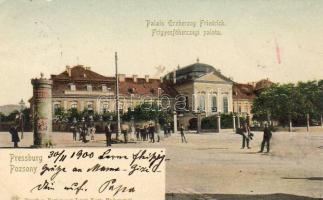 Pozsony Palast Erzh. Friedrich