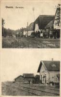 Osztró, Baranya, vasútállomás / railway station (EK)