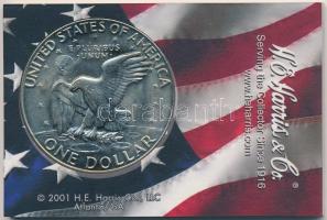 Amerikai Egyesült Államok 1974D 1$ Cu-Ni "Eisenhower" plasztiktokban T:2
USA 1974D 1 Dolla...