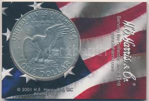 Amerikai Egyesült Államok 1971. 1$ Cu-Ni "Eisenhower" plasztiktokban T:2
USA 1971. 1 Dolla...