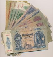 30db-os vegyes magyar pengő bankjegy tétel T:vegyes