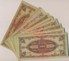 1945. 10.000P (30x) mind "MNB" bélyeggel T:vegyes