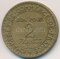 Franciaország 1923. 2Fr Br-Al Kereskedelmi Kamara T:2- France 1923. 2 Francs Br-Al Chambres de Commerce C:VF