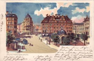 München Karlsplatz Litho