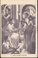 A keresztút s: Márton L. 14 lapból álló képeslap füzet