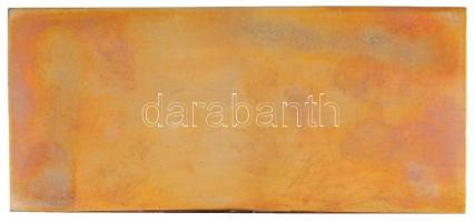 Búza Barna (1910-2010) 1949. "Móri Állami Gazdaság 1949" Br plakett eredeti dísztokban (13...