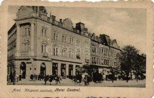 Arad, Központi szálloda, kávéház / hotel and cafe (EK)