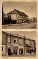 Perecseny, utca, Hangya, Tancár János és Hanák András üzlete / street, shops (EK)