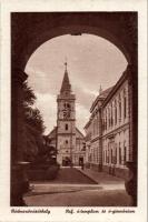 12 db RÉGI magyar városképes lap, benne több hódmezővásárhelyi lap, fekete-fehér lapok / 12 old Hungarian postcard, black and white postcards, good quality, 'Weinstock'