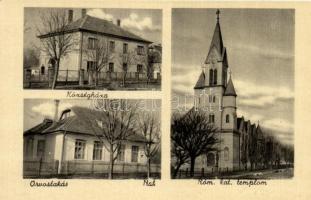 12 db RÉGI magyar városképes lap, benne több hódmezővásárhelyi lap, fekete-fehér lapok / 12 old Hung...